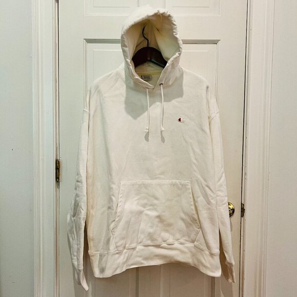 Champion Men's Reverse Weave White Hoodie 3XL XXXL - Picture 1 of 16
